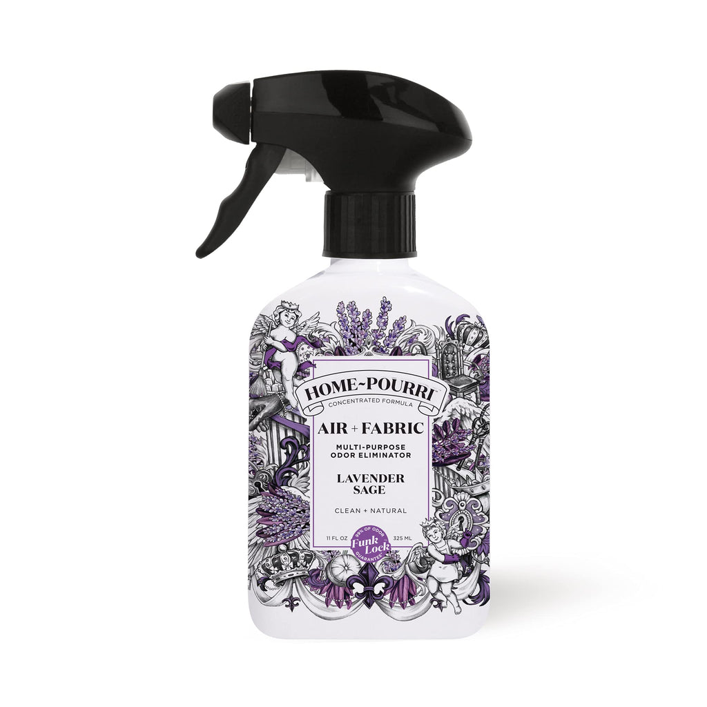 Home-Pourri Air + Fabric Odor Freshener Spray, Lavender Sage, 11 Fl Oz