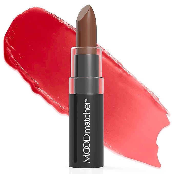 MOODmatcher LIVAURA Long Lasting Lipstick for Women – Color Changing Moisturizing Cream Lipsticks, Smudge Proof Lip Stick, Easy to Apply Lip Makeup, Made in USA (Brown)