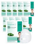 DERMAL Aloe Collagen Soothing Sheet Mask, Hydrating & Cooling, 10 Pack
