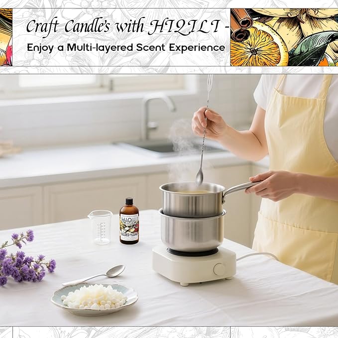 HIQILI Gilded Ylang Fragrance Oil for Diffuser, Candle & Perfume Making