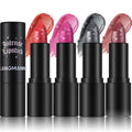 Jolilab Sparkling Lip Gloss Long Lasting Waterproof Moisturizer Lip Balm Glitter Shimmer Metallic Lipstick, Diamond Shiny Lipstick for Women Girls, Non-sticky