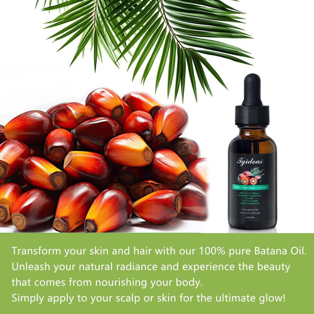 Tgideas Rosemary Batana Hair Oil for Scalp Care & Hair Strengthening 1 Pack