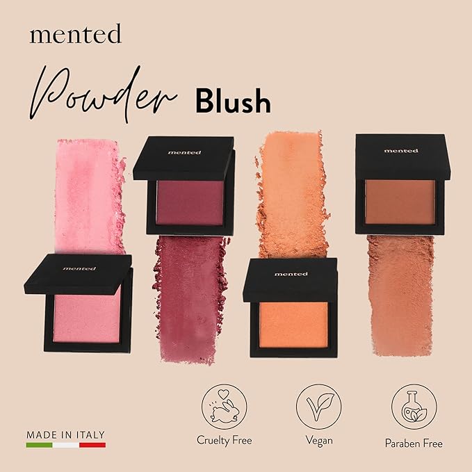 Mented Cosmetics Made in Italy, Cruelty Free Makeup, Paraben Free, 0.2oz/7g