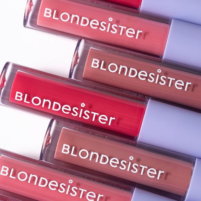 Blondesister 2-in-1 Sweet Gloss Tinted Lip Oil - Lip Oil for Women - Hydrating, Non-Sticky Formula with Light Color - 03 Cherry Pie - 0.084 oz.
