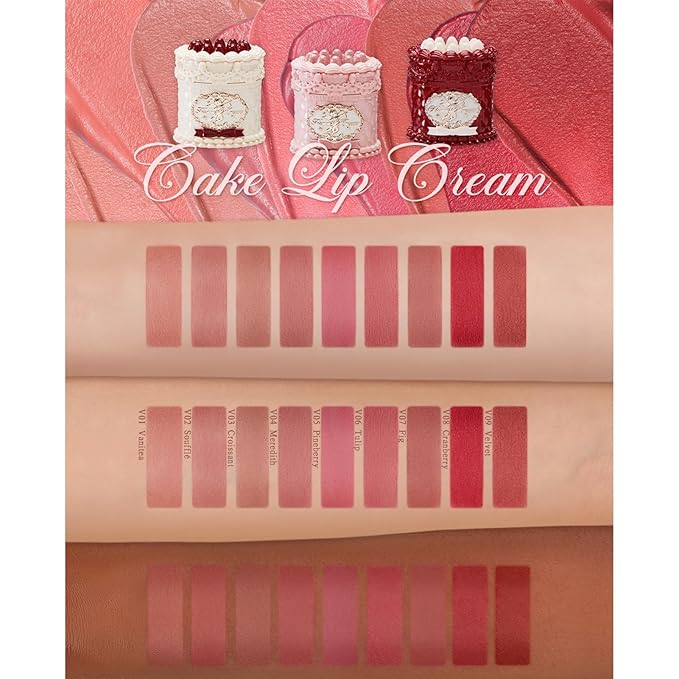 Flower Knows Strawberry Cupid Cake Lip Cream, Mauve Rose Pink
