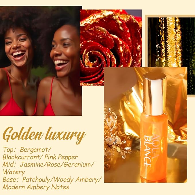 AQUA BLANCE Body Spray for Women, Fragrance Hair & Body Mist Set, Travel Size Each 2.1 fl oz, 3 Pack, Velvet Reverie, Ethereal Garden, Golden Luxury