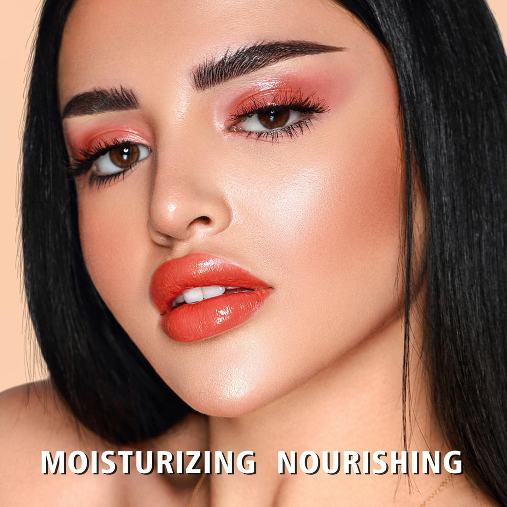 MAKI YIKA Moisture Red Lipstick for Women Hydrate Tinted Lip Balm