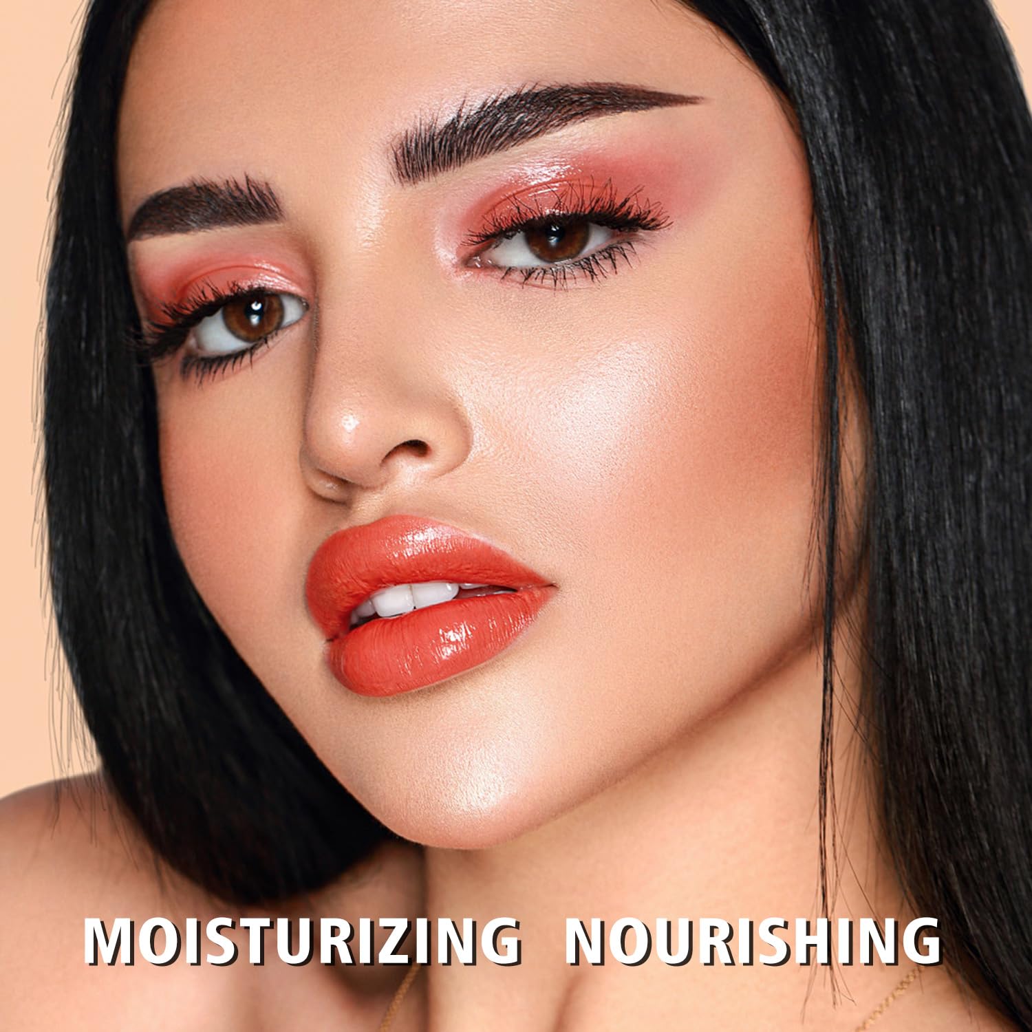 MAKI YIKA Moisture Red Lipstick for Women Hydrate Tinted Lip Balm