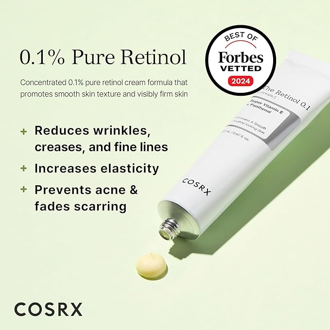 COSRX Retinol 0.1% Cream, Anti-Aging Eye & Neck Cream (0.67 fl.oz)