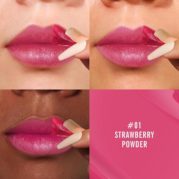 KIMUSE Lip Stain Peel Off, Matte & Waterproof