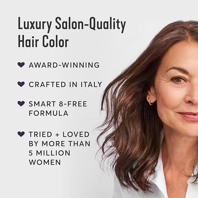 Madison Reed Radiant Hair Color Kit | 5NAC Dark Chocolate Brown with Copper-Auburn Undertones (Milano Brown) 100% Gray Hair Coverage | Dimensional Permanent Hair Dye | PPD & Ammonia-Free | 2 Pack