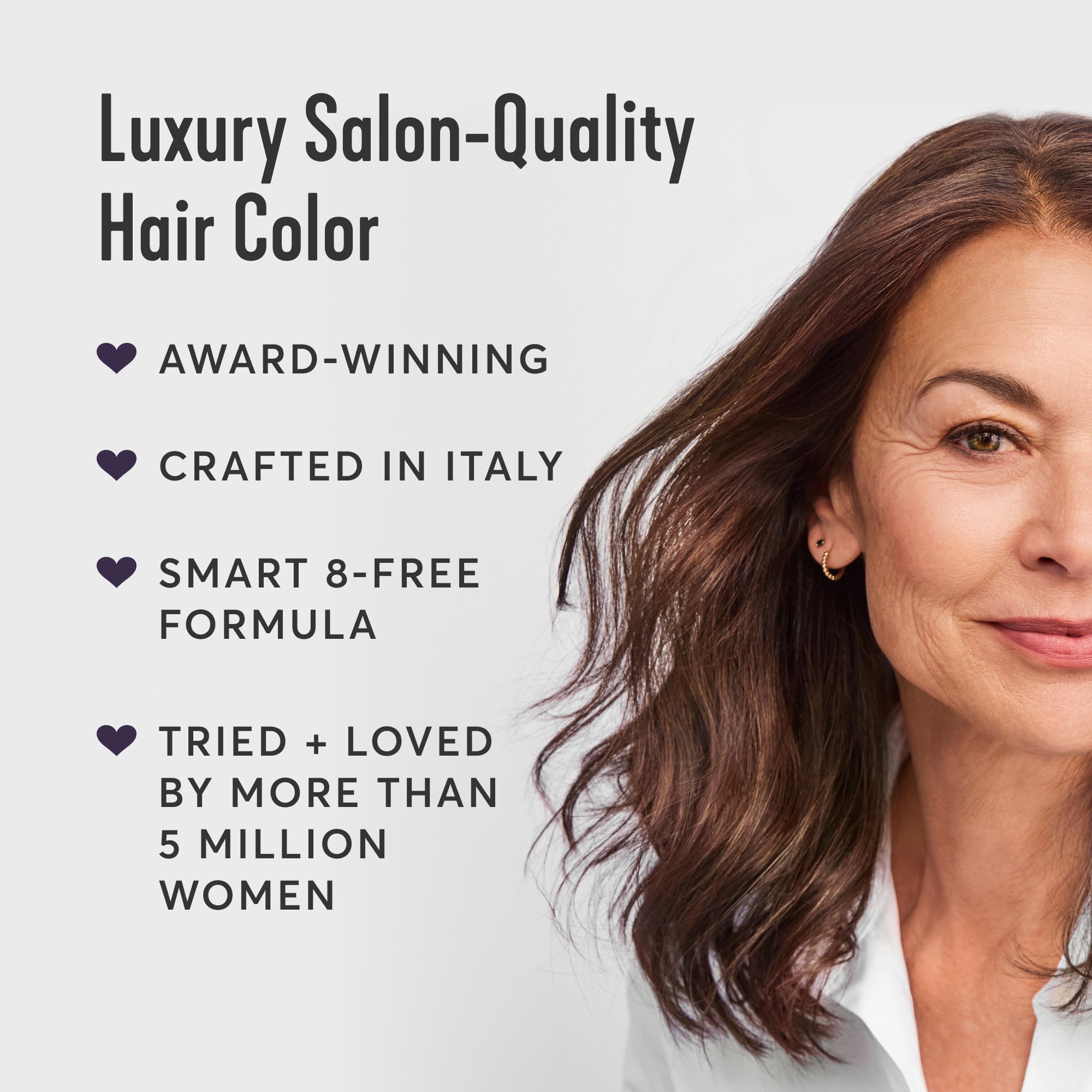 Madison Reed Radiant Hair Color Kit - 5NA Dark Ash Brown with Cool Smoky Undertones (Torino Brown), Permanent Hair Dye, Dimensional Gray Hair Blending | PPD-Free & Ammonia-Free, 2 Pack