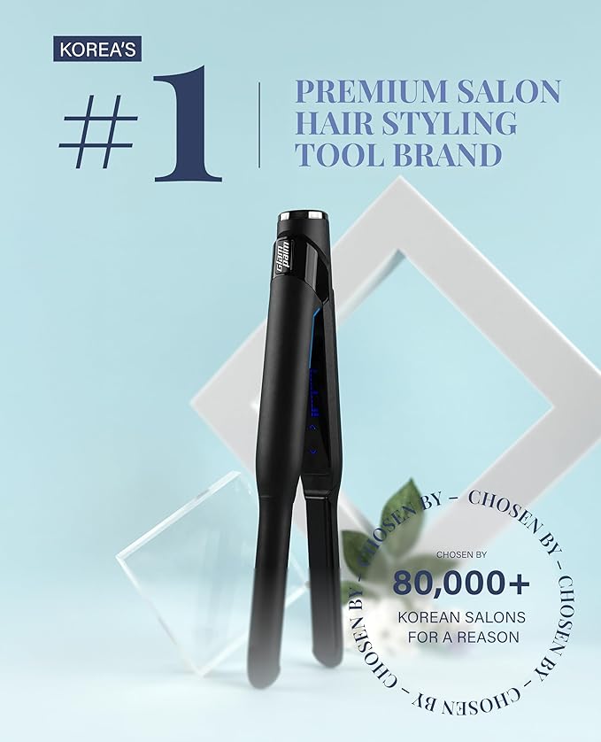 GLAMPALM GlamMuse Small 0.5" All-Ceramic | Korea's No.1 Hair Straightener