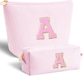Btffitting Gifts for Teen Girls Women - Birthday Gifts for 10 11 12 13 14 15 16 17 18 Years Old Girl,Makeup Bag Cosmetic Bag,Teacher Gift Trendy Stuff Toiletry Bag - Pink,A