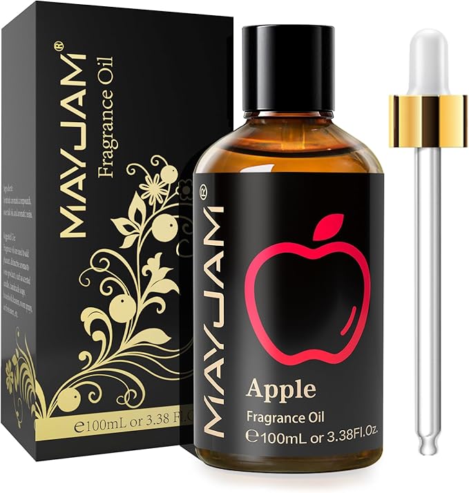 MAYJAM Apple Fragrance Oil for Diffusers, 3.38 FL.OZ
