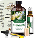 MLYNKL Honeysuckle Essential Oil,for Diffuser,4oz+Roll-On 0.33oz