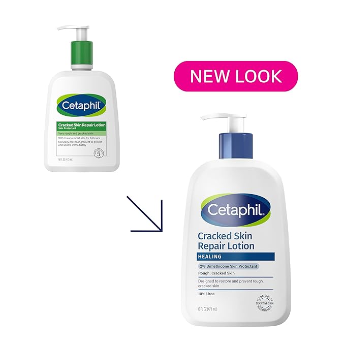 Cetaphil Cracked Skin Repair Body Lotion, Fragrance Free, 16 oz