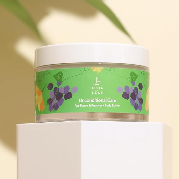 LUMA & LEAF Stretch Mark Cream for Pregnancy, Belly Butter for Stretch Marks & Scars, Whipped Shea Butter with Prickly Pear & Vitamin E, Safe for Pregnancy & Postpartum, Fragrance Free 5 oz