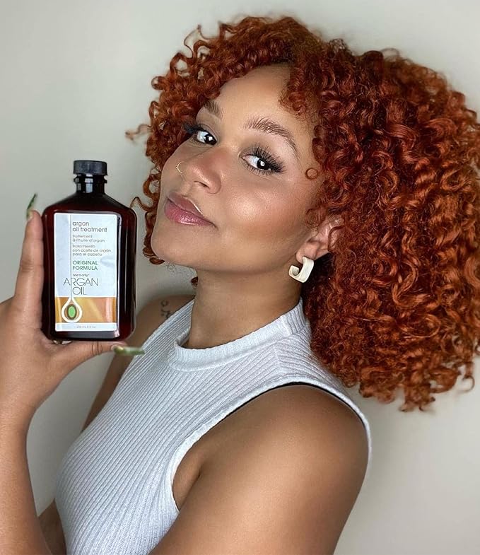 One 'N Only Argan Oil Hair Treatment - Lightweight & Hydrating Hair Oil for Natural, Wigs & Extensions - Shine Enhancing, Heat Protectant & Frizz Control (3.4 oz)