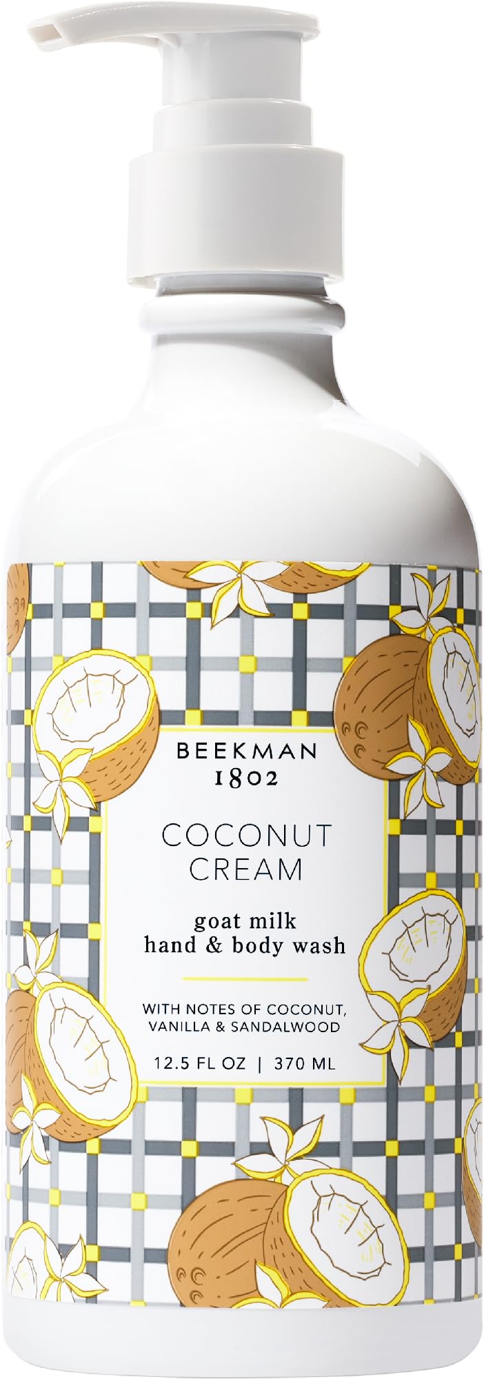 Beekman 1802 Goat Milk Hand Soap, Coconut Cream, 12.5 fl oz