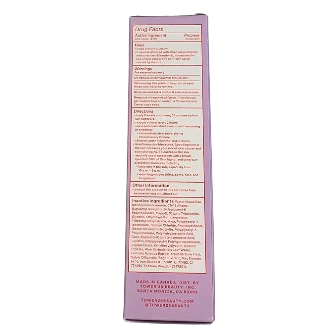 Tower 28 SunnyDays SPF 30 Tinted Sunscreen Foundation, Shade 25 (1 oz)