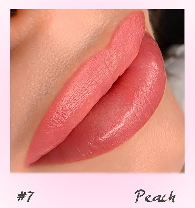VIVA INK Lip Pigment – Peach – Permanent Lip Makeup – Microblading Ink for Durable and Colorful Lips – Long Lasting Color Lip Cosmetics (0.2 oz)