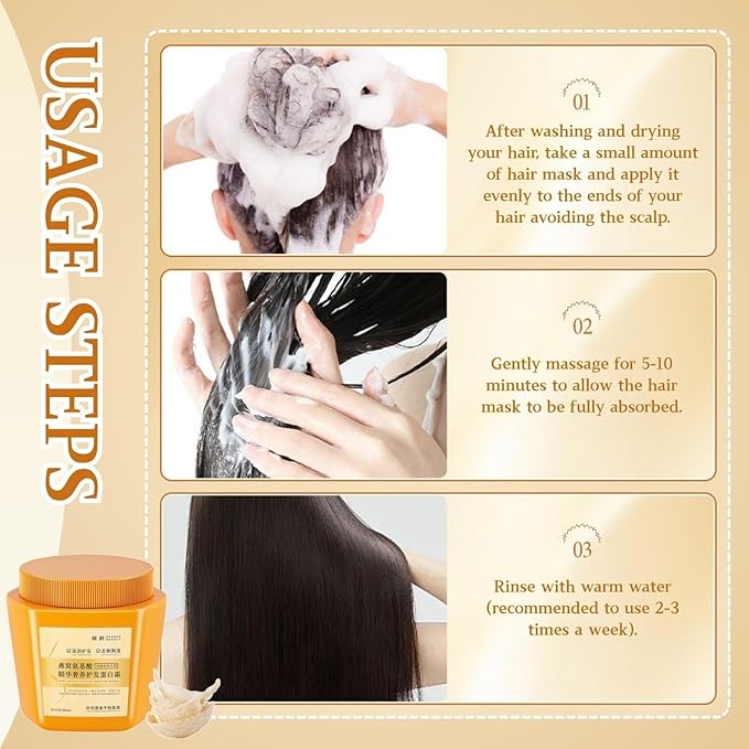 OBRVE Amino Acid Essence Luxury Nourishing Hair Protein Cream, Amino Acid Essence Hair Protein Cream, Birds Nest Amino Acid Hair Care, Amino Acid Hair Repair Cream for Dry Hair