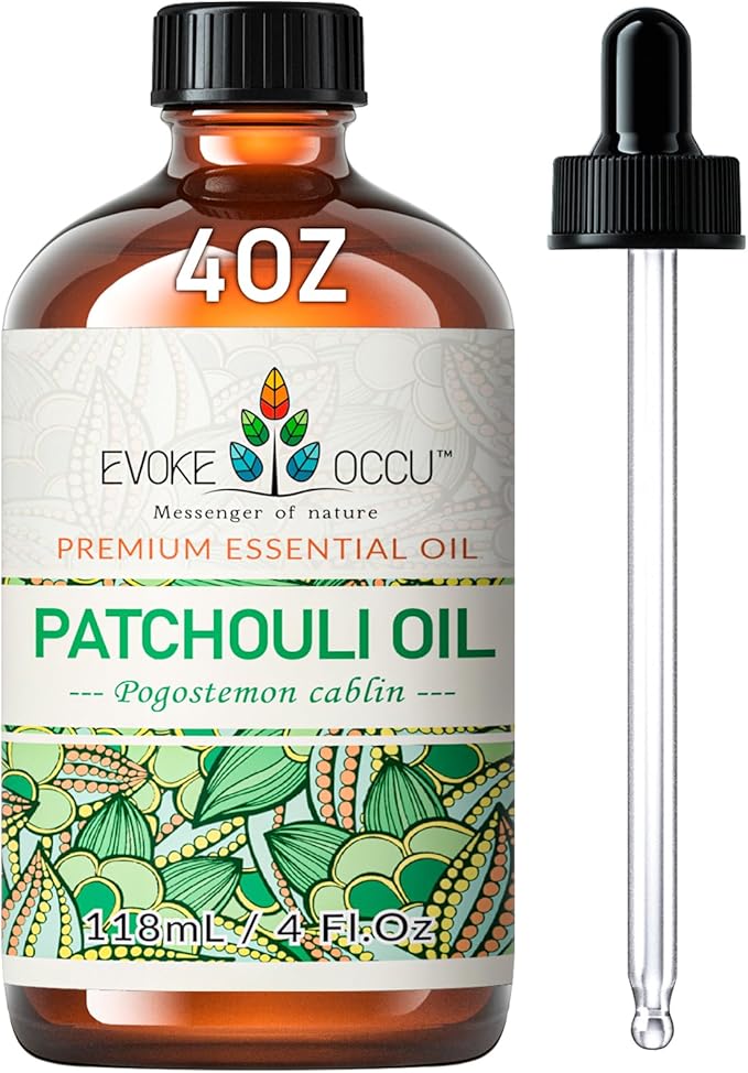 EVOKE OCCU Patchouli Essential Oil for Diffuser,Skin Care&Soap Making