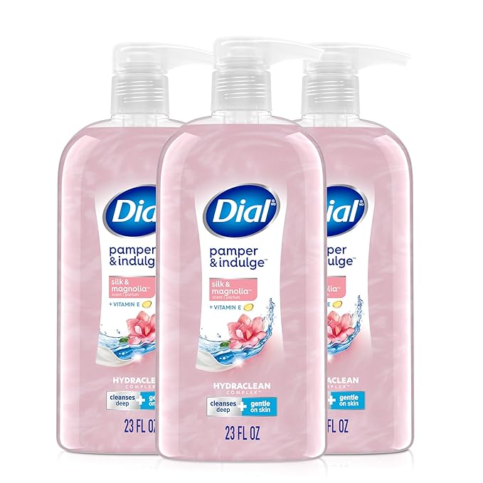 Dial Body Wash, Silk & Magnolia, 23 Fl Oz, 3-Pack