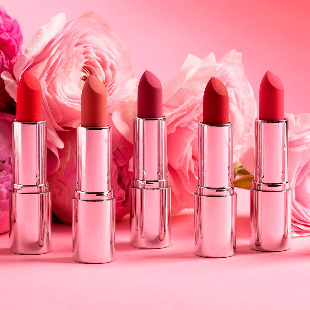 PUPA Milano Petalips Soft Matt Lipstick - Lightweight And Imperceptible - Provides Color With Buildable Intensity - Combines Comfort Of A Balm With A Matte Finish - 011 Vibrant Tulip - 0.123 Oz