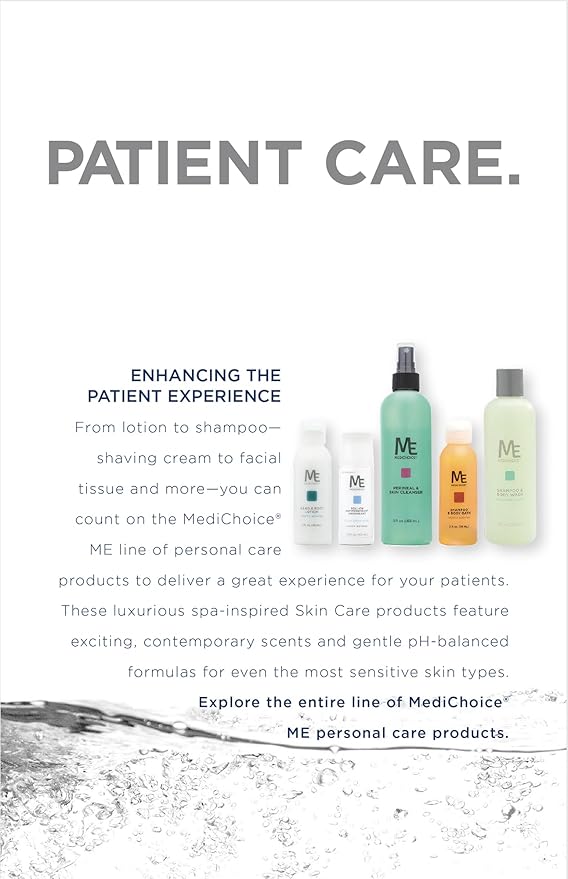 MediChoice Baby Shampoo and Bath Gel 2 Oz Travel Size, Case of 144, Tear Free, Fresh Scent Quick Rinse Body Wash - Paraben Free Gentle Cleanser