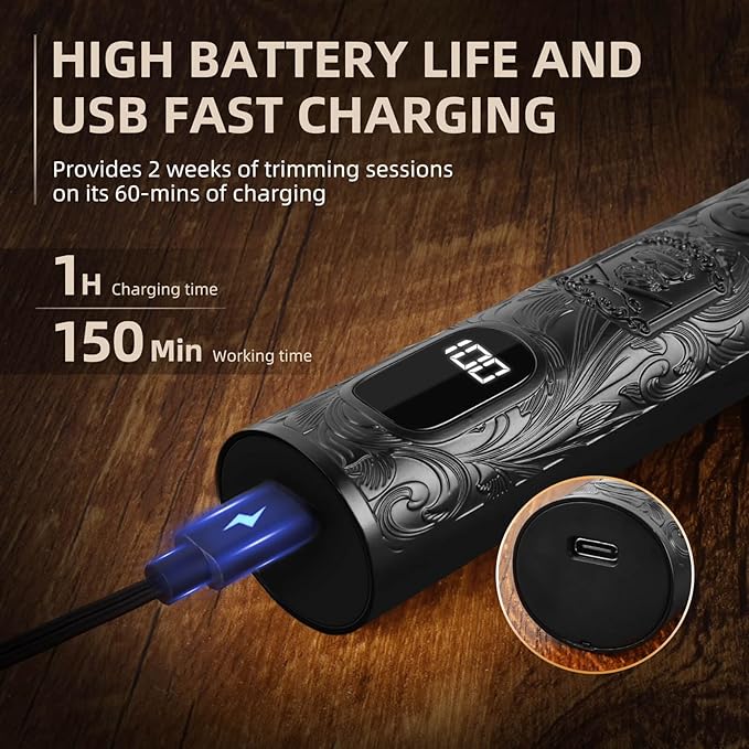 Ufree 7-in-1 Beard Trimmer for Men, Electric Razor Shaver, Men Grooming Kit