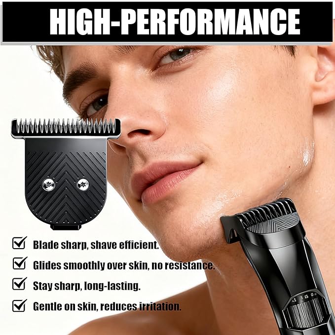 Premium Stainless Steel T Blade Replacement for MANSCAPED The Beard Hedger
