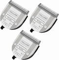 VALLNEI [3 Pack] 5-in-1 Professional Animal Clipper Blades for Wahl Arco, Bravura, Chromado, Creativa, Figura, Motion & SuperGroom, Detachable Adjustable Dog Cat Pet Grooming (Silver)