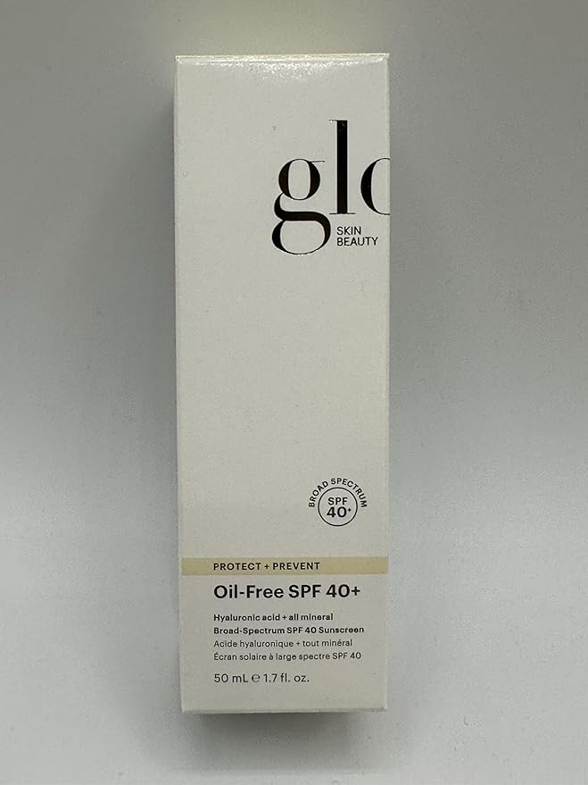 Glo Skin Beauty Oil-Free SPF 40+, 1.7 Fl Oz – Mineral Sunscreen for Face with Zinc Oxide, Hydrating Face Moisturizer with Hyaluronic Acid, Lightweight Broad Spectrum SPF for All Skin Types