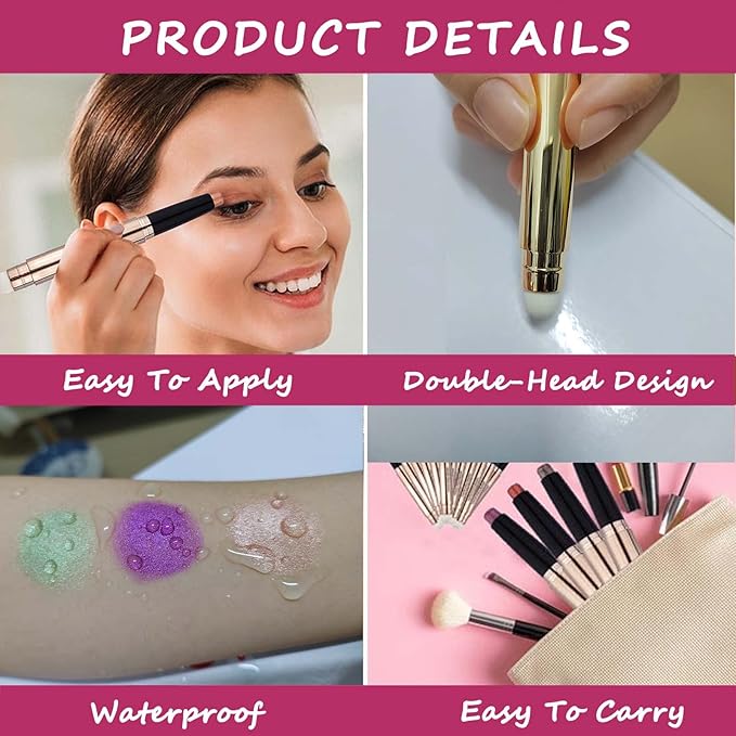 TWLBXMG Bright Green Eyeshadow Stick Cream Smooth Shimmer Eyeshadow Pencil Eyeliner Hypoallergenic Dark Light Matte Crayon Palette Waterproof Long Lasting Eye Shadow Highlighter Stick