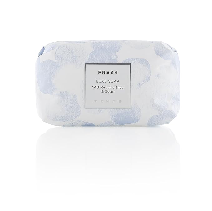 Zents Triple-Milled Luxe Bar Soap (Fresh Fragrance) 5.7 oz