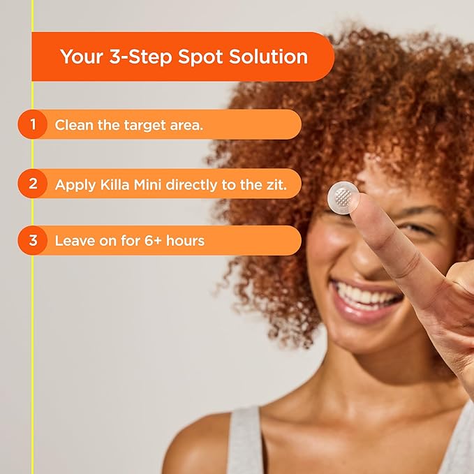 ZitSticka Killa Microdart Pimple Patches for Face - Most Potent Pimple Patch with Fast-Acting Microdarts - For Deep, Early-Stage Zits with Salicylic Acid - Mini 8 Count