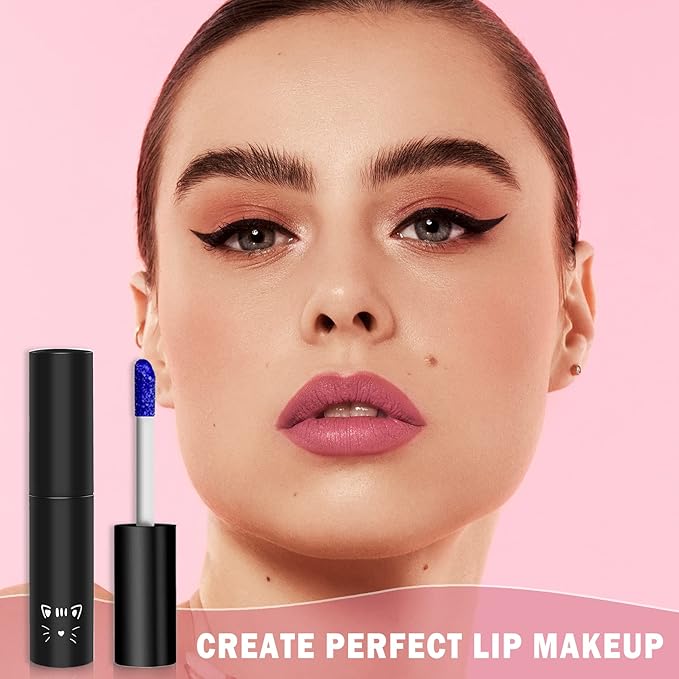 QIUFSSE Peel Off Lip Stain Lip Tint Matte Liquid Lipstick - 01