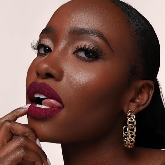 The Lip Bar - Nonstop Liquid Matte Lipstick Mini 2-Pack, Muse (Deep Berry) + Rebel (Deep Burgundy) - High Pigment - One Swipe - Long Lasting - Jojoba Oil & Vitamin E - Vegan -.24 fl oz