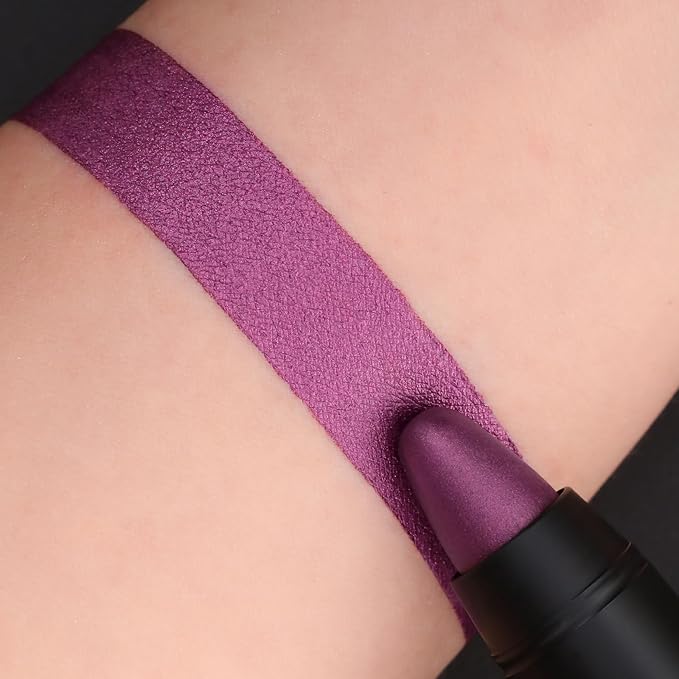 FOCALLURE Ultra Chic Lipstick,Moisturizing Lip Crayon,Lightweight Color without Drying or Fading,Long Lasting Lips Makeup,#23 Pansy Purple
