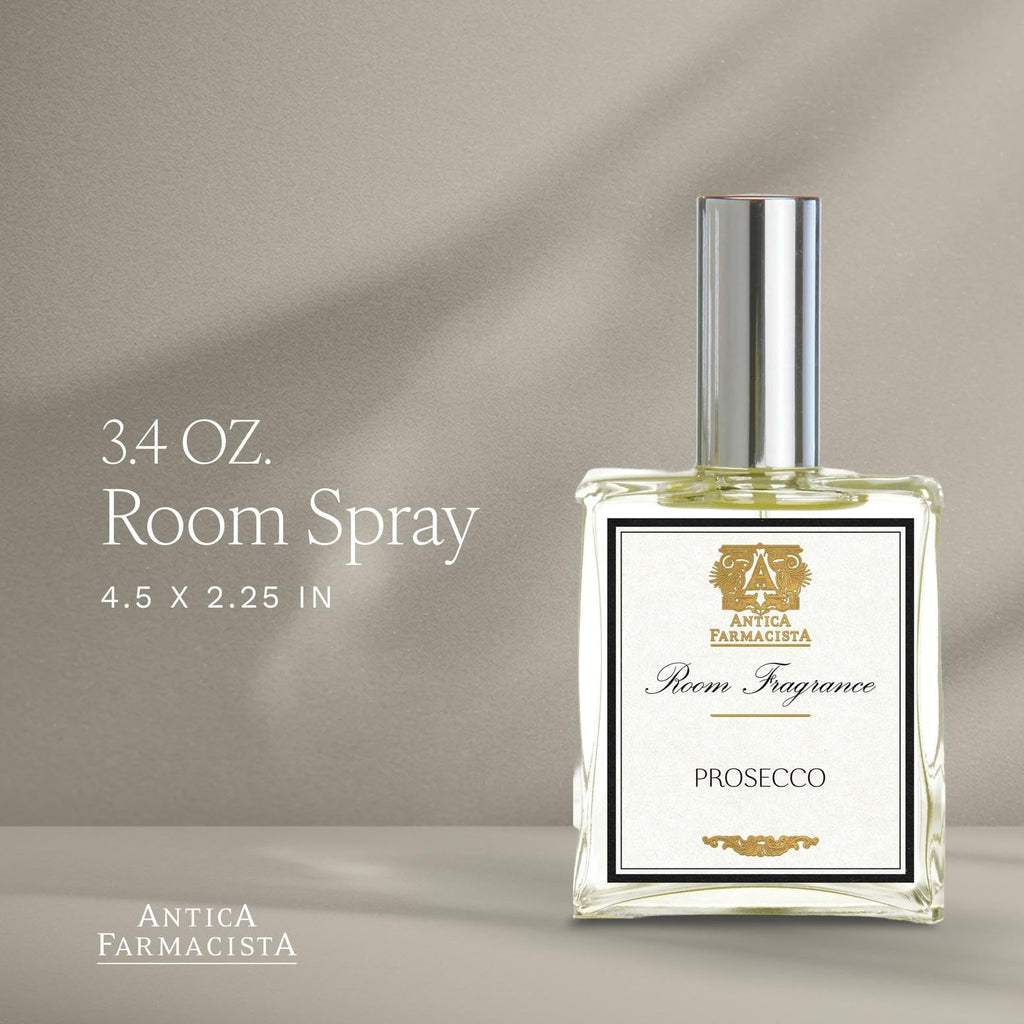 Antica Farmacista Room Spray - Elegant House Spray - Long-Lasting, Room Fragrance - Luxury Gift for Housewarming - Prosecco, 3.4 fl oz
