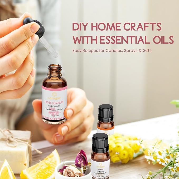 100% Pure Organic Fir Needle Essential Oil 0.34 Fl Oz, Natural Fir Needle Oil in Amber Glass Bottle with Dropper for Diffuser Massage Skin Care DIY