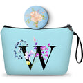 Birthday Inspirational Bridesmaid Proposal Team Small Gifts for Women Mom Aunt Teacher Sister Coworkers Makeup Cosmetic Bag Travel with Mirror Mothers Day Christmas Graduation W