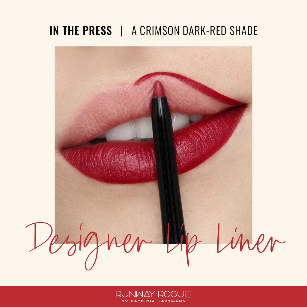 Runway Rogue Matte Lip Liner Pencil with Sharpener, ‘In the Press’
