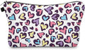 Aiphamy Cute Travel Makeup Bag Cosmetic Bag Small Pouch Gift for Women (Heart)