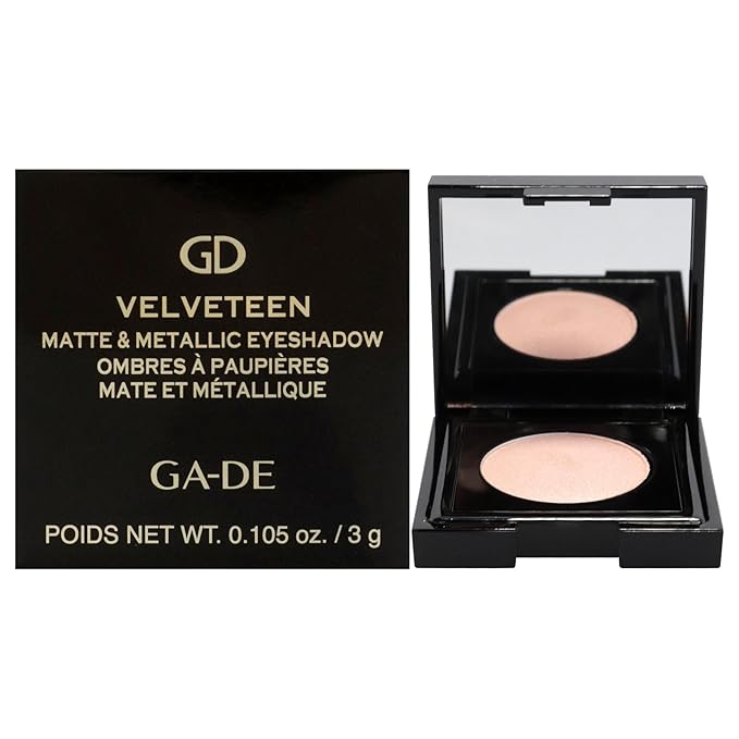 Velveteen Matte Eyeshadow Mono, 228 - Eye Makeup, Pressed Powder EYESHADOW with Almond Oil - Intense or Subtle Shading - 0.105 oz