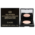 Velveteen Matte Eyeshadow Mono, 228 - Eye Makeup, Pressed Powder EYESHADOW with Almond Oil - Intense or Subtle Shading - 0.105 oz