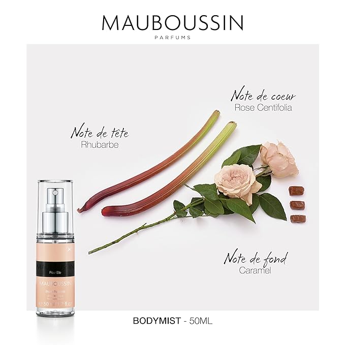 Mauboussin - Pour Elle Body Mist Set 3x50ml (3x1.7 Fl Oz): Pour Elle, Elixir & Rose