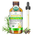 MMPANG Organic Rosemary Oil with Castor, USDA Cold Pressed Hair & Scalp Oil